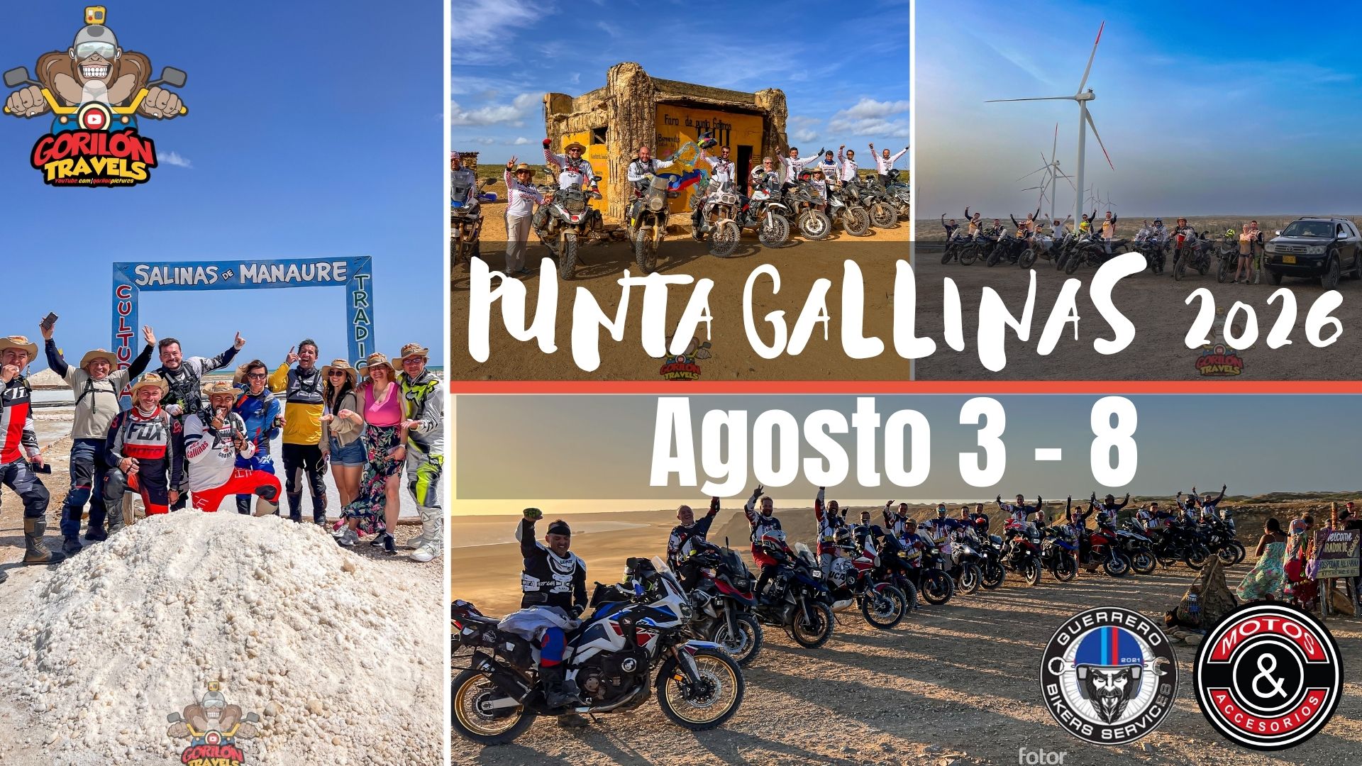 ECUADOR EN MOTO CON GORILON